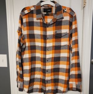 Hurley Men's Flannel Shirt - L